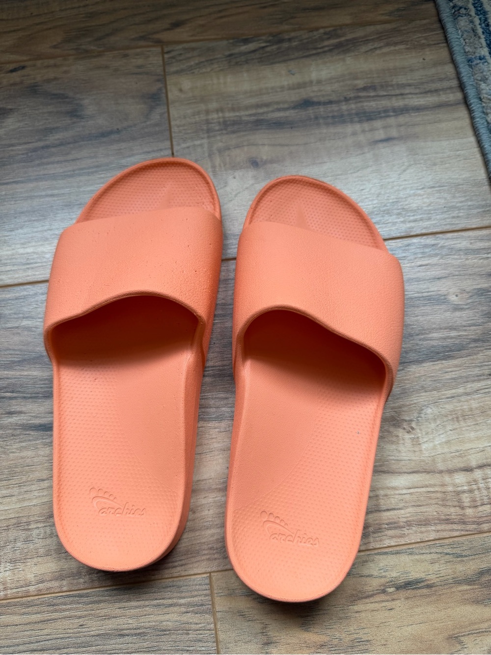 Women's Archie’s Orange Slide Sandals